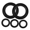 Alasum Rubber Speaker Edge Rings, 4.5-inch, Set of 5. Precision-engineered for Speaker Repair. Durable and Resilient Material for Surround Sound In Mu