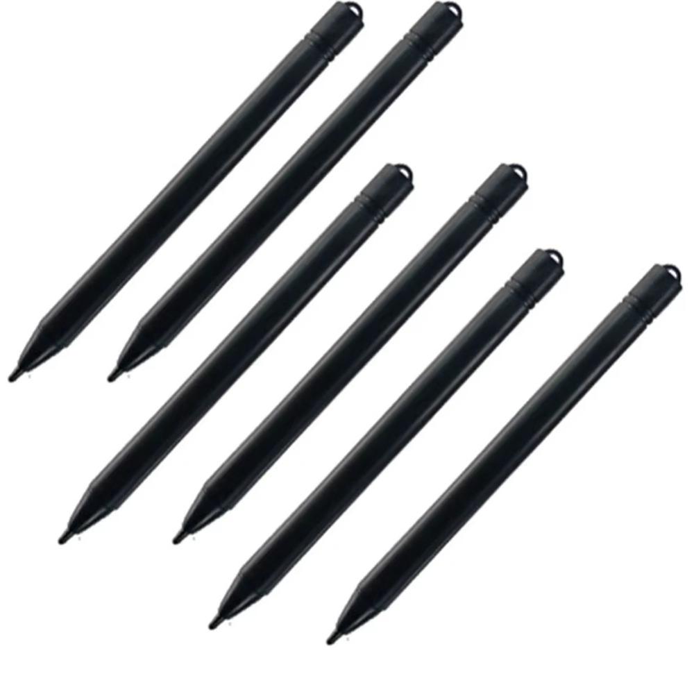 6 шт. Разноцветная ручка для графического планшета, Детский подарок, Рисовальный карандаш, ЖК-планшет для письма, Стилус, Доска для граффити