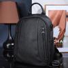 Genuine Leather Backpack Women's Genuine Leather Lightweight Bag Fashion Everything Mom Soft Leather Casual Travel Backpack