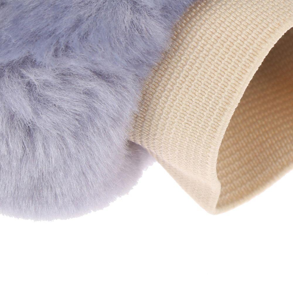 1 Pair of Soft Plush Handbrake Cover Set Warm Handbrake Grip Covers Automatic Transmission