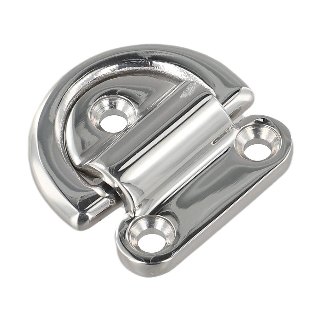 Anchor Point Lashing Ring 316 Stainless Steel D Ring Folding Pad Eye
