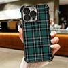 Мягкий чехол для телефона с узором в клетку тартана клана Стюарт для iPhone 15 16 17 Air 14 Pro Max 16E Plus 13 12 Mini, с покрытием, противоударный Funda