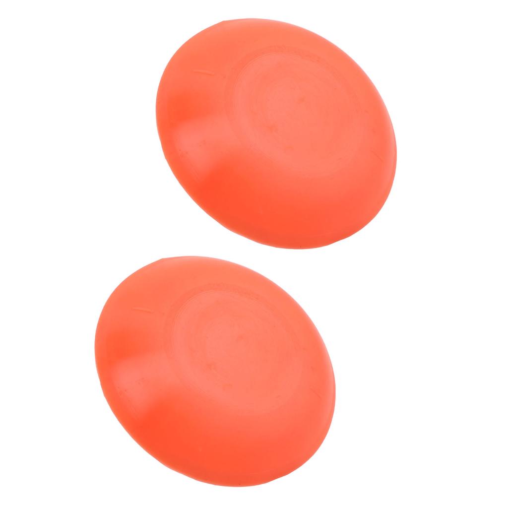 2Pcs Golf Force Pads Orange Rubber Reusable Skill Improvement Enhanced Control Golf Putting Trainer