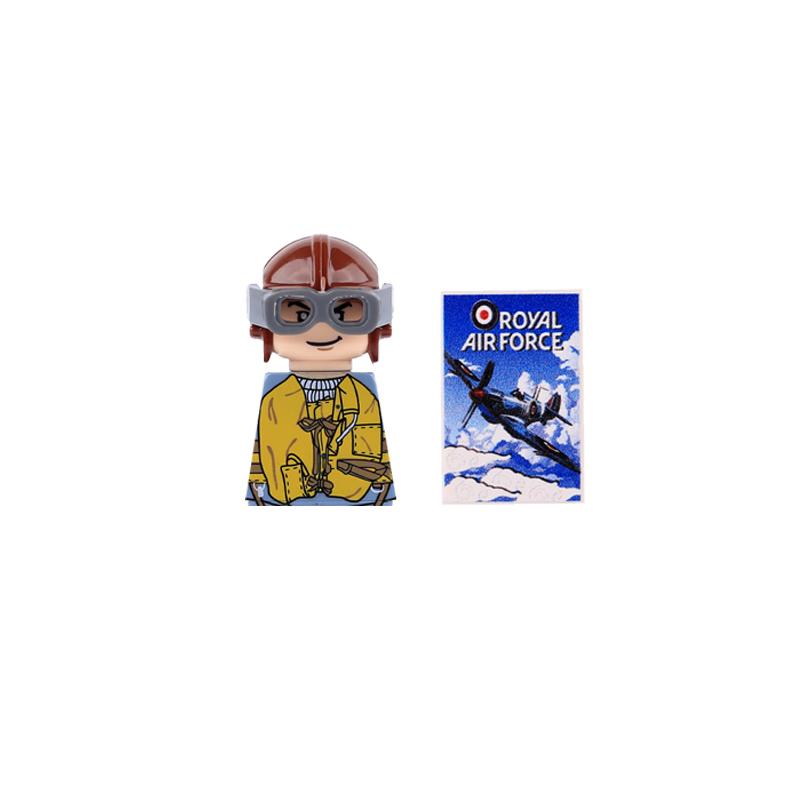 US Airborne 101ST Soldier Figures Building Blocks Officer Army Warrior Infantry Military Accessories Gun Weapons Brick Toys GR03