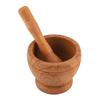 Manual Plastic Garlic Grinder Spices Herbs Mortar Pestle Set Grinding Bowl Kitchen Tool