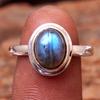 Labradorite Ring, Silver Jewelry, Gemstone Jewelry, Handmade Ring, Statement Jewelry