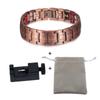 Ikuinen Magnetic Bracelet Pure Copper Men's Hand Bracelets 15mm Germanium Bracelet Male Balance