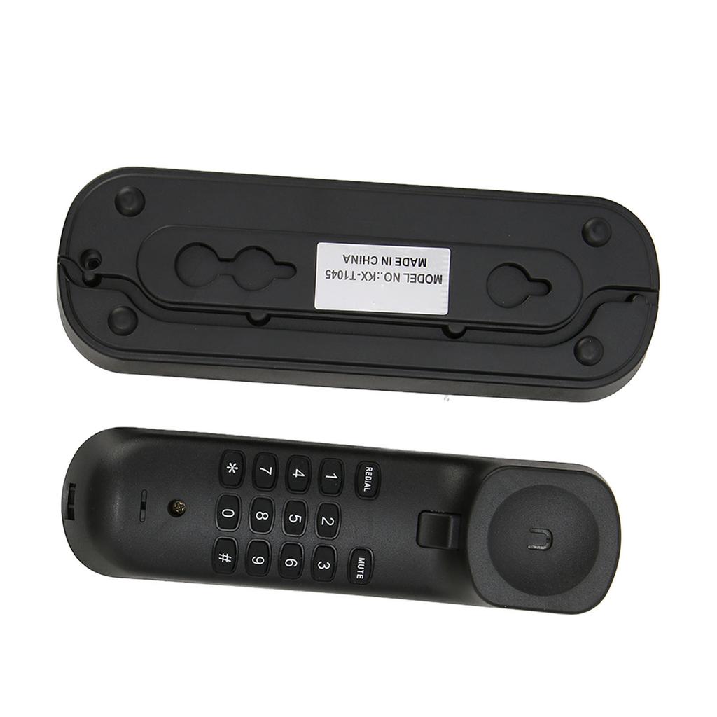 Wall Telephone Old Style Retro Mute Redial Landline Corded Telephone for Home Hotel School Office