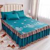 Комплект из 3 предметов, весна и лето, новая матовая юбка-кровать, покрывало Simmons, защитное покрывало для кровати, комплект простыней, комплект королевских размеров, комплект простыней