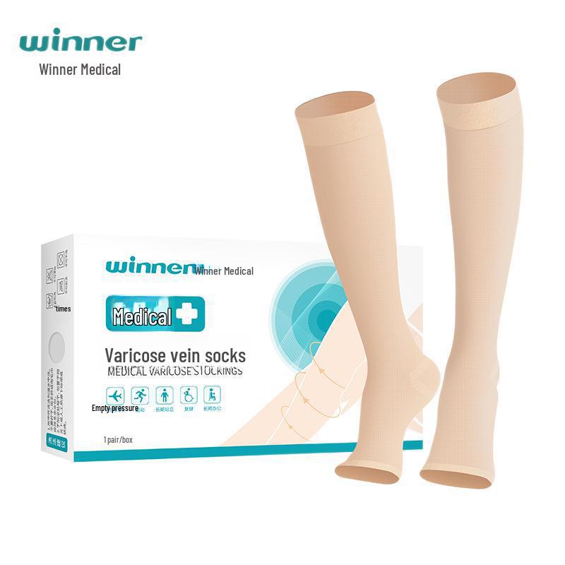 Winner Steady Medical чулки для ног от варикозного расширения вен: Эластичные поддерживающие носки средней длины для женщин уровня II