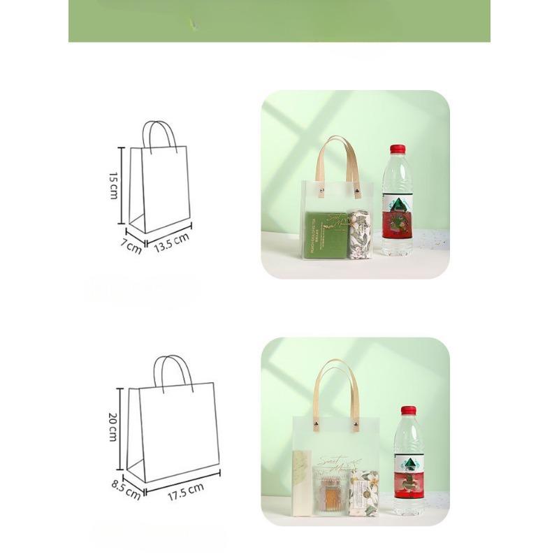 10 шт. подарочная коробка упаковка ПВХ прозрачная сумка-тоут сумка своими руками портативная большая вместимость подарочные пакеты свадебные сувениры для гостей