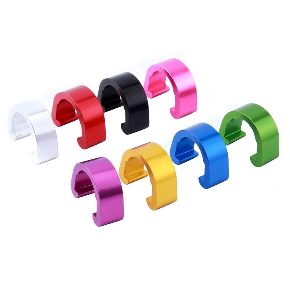 Aluminum Zinc Zinc Alloy For Brake Cable Bicycle C Clips Fixed Tubing Clips C Shape Buckle Fixed Clamp Clips