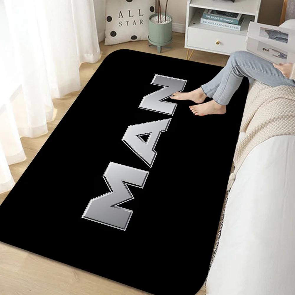 Man Truck Logo Door Mat Nordic Style Bedroom Living Room Doormat Home Balcony Anti-Slip Alfombra