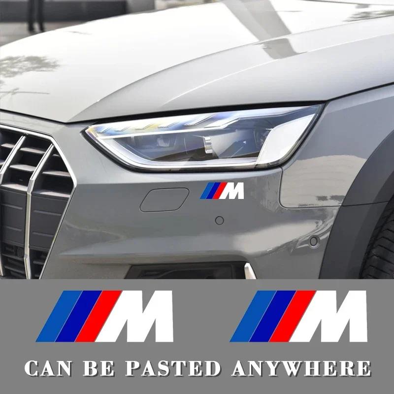 New 6PCS Car Brake Decorative Stickers Wheel Hub Styling Decals Accessories For BMW M X1 X3 X5 X6 X7 E30 E90 M3 E84 E83 F25