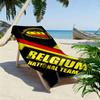 Giant Beach Towel with Belgium National Football Team, Quick Dry Microfiber, Soft and Absorbent, for Beach Pool Travel Gift