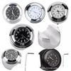 Universal Motorcycle Handlebar Clock: Dustproof, Luminous Quartz Design In Aluminum Alloy