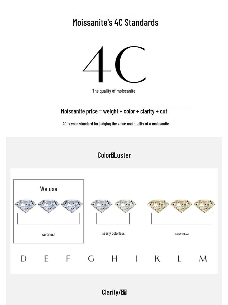 MODIAN 1 карат Муассанит Серебро 925 пробы Ожерелье - Элегантное и Роскошное, Универсальная Цепочка на Ключицу для Женщин