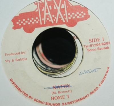 7-дюймовая пластинка HOME T - Kathy none Taxi 1984 Ямайка Регги, Ска и Даб