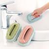 Convenient Bathtub Brush Plastic Tile Brush Toilet Cleaning Tools Sponge Cleaning Brush  Glass