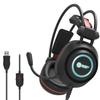 Elecom Gaming Headset Head Support with RGB with PS5 PS4 USB Overhead 50mm Driver Black [Separate LED] [Compatible NintendoSwitch] 2.0m HS-G52PBK