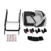 Foldable Pet Stroller Dogs Travel Cart Cats Wheelcart 69*49*97cm Lightweight for Small to Medium-sized Dog and Cat 4.54-18.14kg