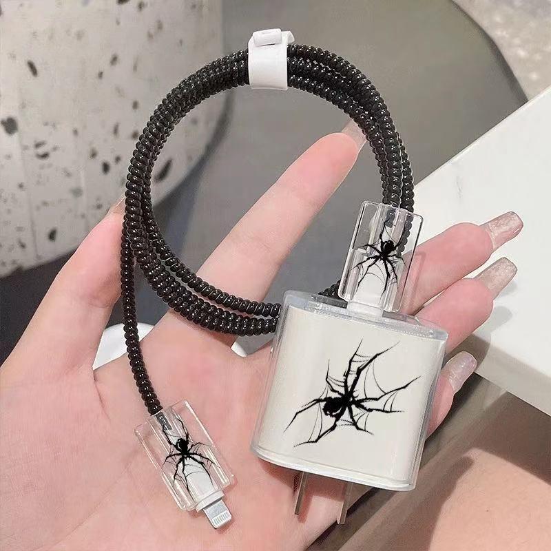 Четырехкомпонентная защита зарядки, защита кабеля передачи данных, защитная крышка для зарядного блока, подходит для зарядного устройства IPhone 18/20 Вт