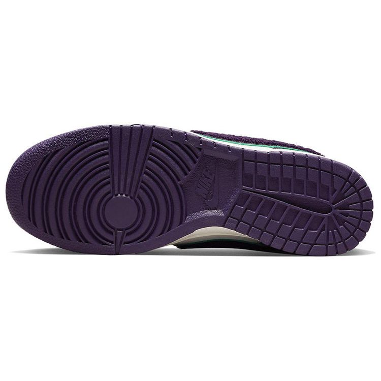 Nike Dunk Low Chenille Swoosh - Мужские кроссовки Grand Purple White Sail Neptune-Green DQ7683-100
