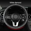 14,5-15 дюймовый чехол для рулевого колеса со стразами и кристальными бриллиантами сверкающий дышащий противоскользящий автомобильный Inter Parts аксессуары