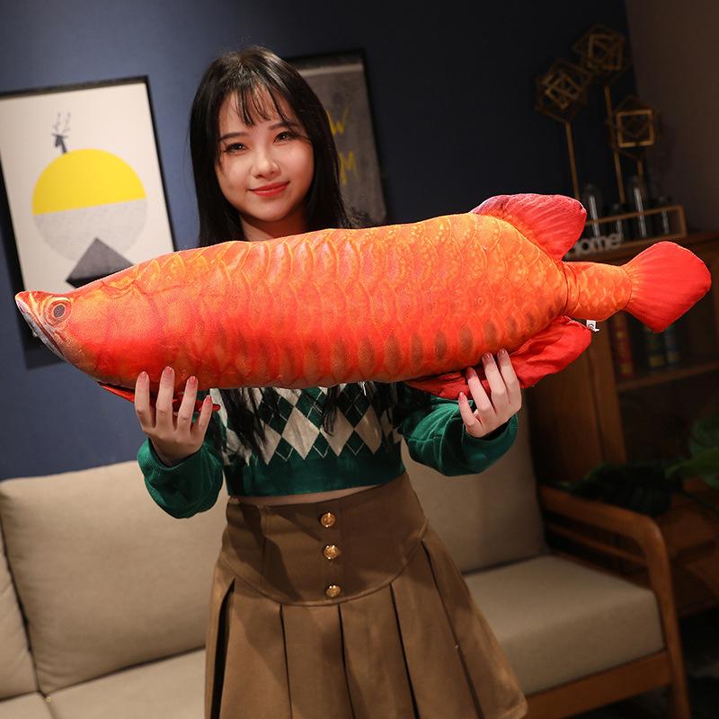 30 см реалистичная имитация Arowana плюшевая мягкая игрушка кукла креативный декор игрушка милый ребенок детское просвещение сопутствующие игрушки
