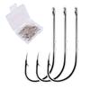 Durable For Fishing 1#-8# Double Barbed Long Handle Offset Narrow Bait Hook Long Shank Hooks