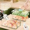 34/68 Grid Ice Cube Mold Push type Easy To Take Ice Cube Bucket Multifunctional Ice Maker Refreshing Ice Cube Ice Box