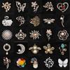 Brooch High-End Niche Silk Scarf Buckle Alloy Diamond Coat Pearl Corsage Pin Accessories