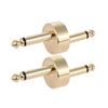 2 Pack 1 4 Inch 6.35mm Z Type Guitar Effect Pedal Coupler Connector Guitar Pedal Board Accessory