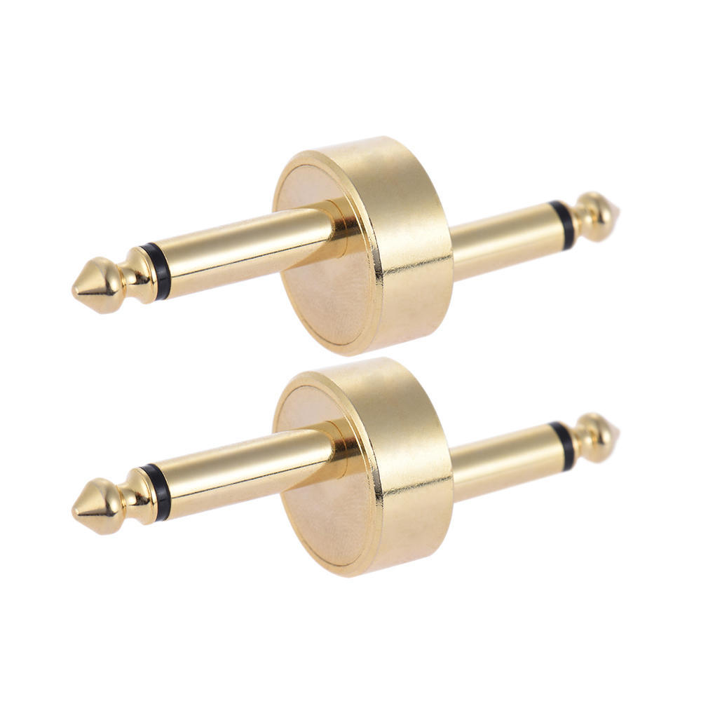 2 Pack 1 4 Inch 6.35mm Z Type Guitar Effect Pedal Coupler Connector Guitar Pedal Board Accessory