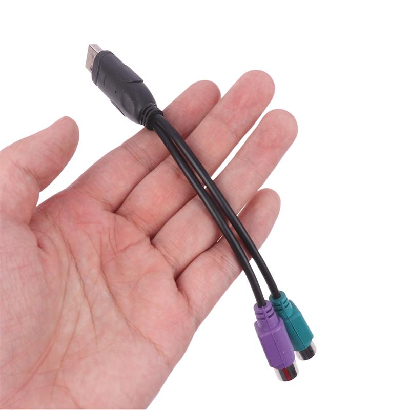 1 шт. DIY Аксессуары USB Male на PS/2 PS2 Female Кабель-конвертер Адаптер Приемник USB для клавиатуры