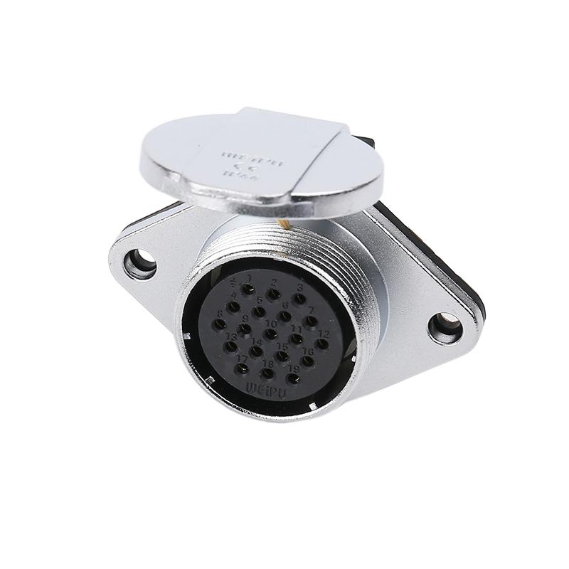 WEIPU WS32 TQ+ZG Waterproof Connector Screw Type Metal Aviation Panel Connectors Male Plug Female Socket 4 6 8 10 12 13 19 Pin