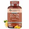 Carbamide Forte Капсулы рыбьего жира лосося Омега-3 1000 мг для взрослых - Мягкие капсулы 150 штук