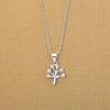 S925 Silver Christmas Tree Micro-Set Diamond Clavicle Necklace
