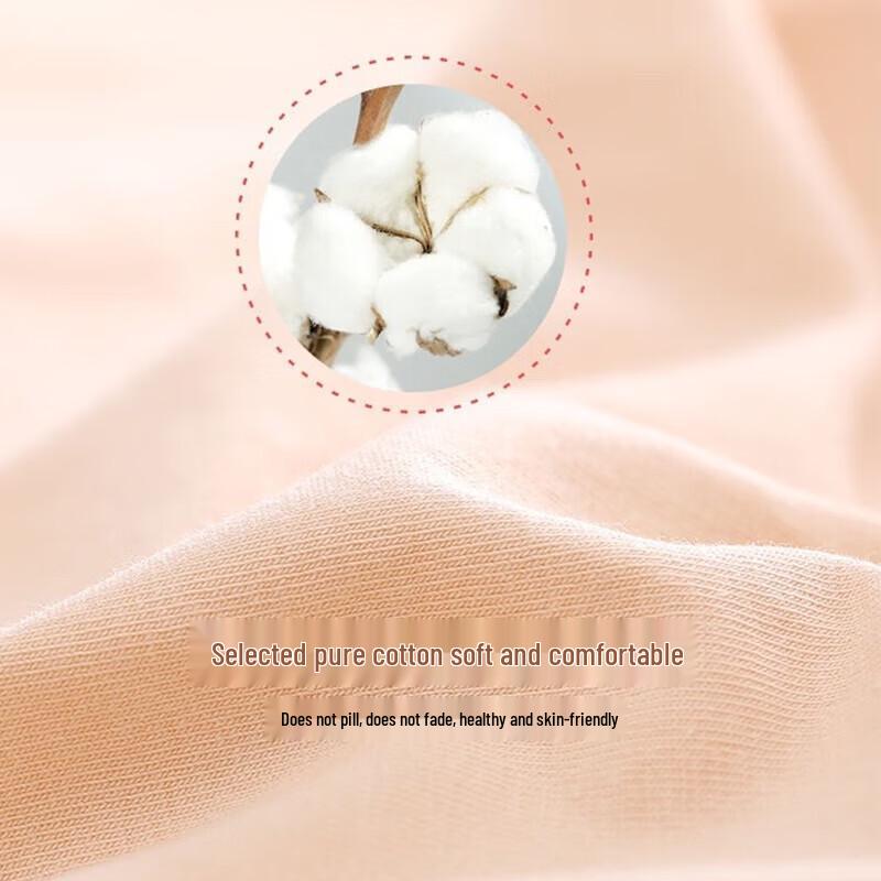 Женские хлопковые трусы-слипы с высокой талией и контролем живота