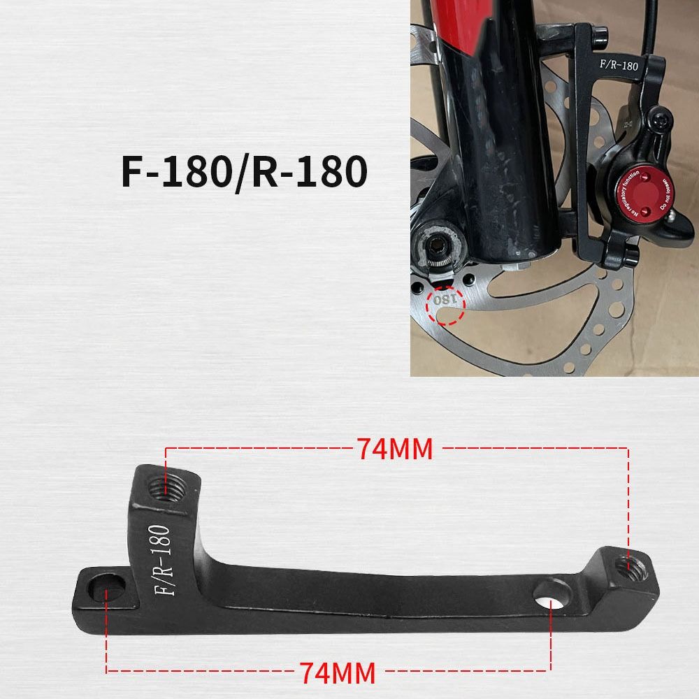 Черный адаптер для крепления дискового тормоза Сверхлегкий кронштейн для замены стойки A/B 140 мм 160 мм 180 мм 203 мм