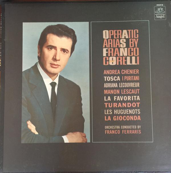 LP Record FRANCO CORELLI - Operatic Arias 35918 Angel Records 1963 US Classical Used