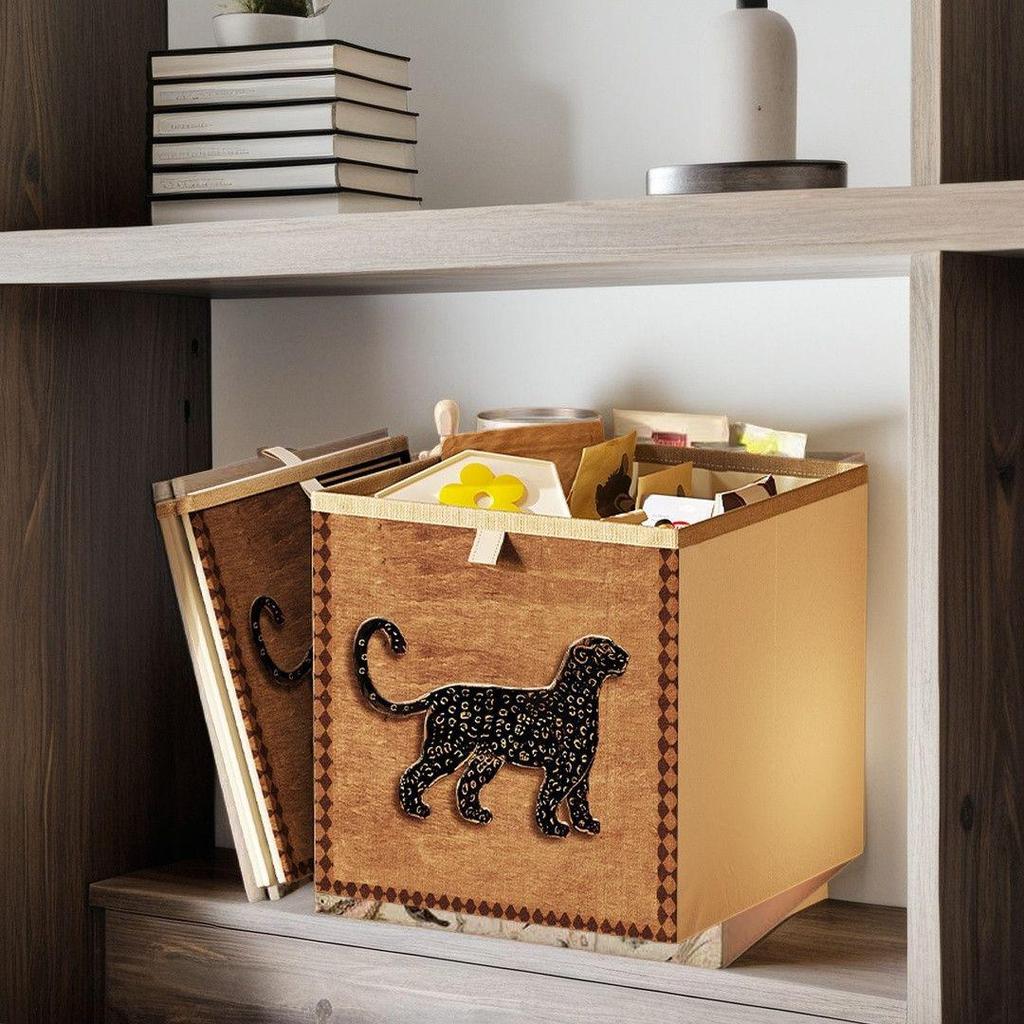 Imitation Rattan Woven Storage Basket for Toys, Clothes, and Household Items