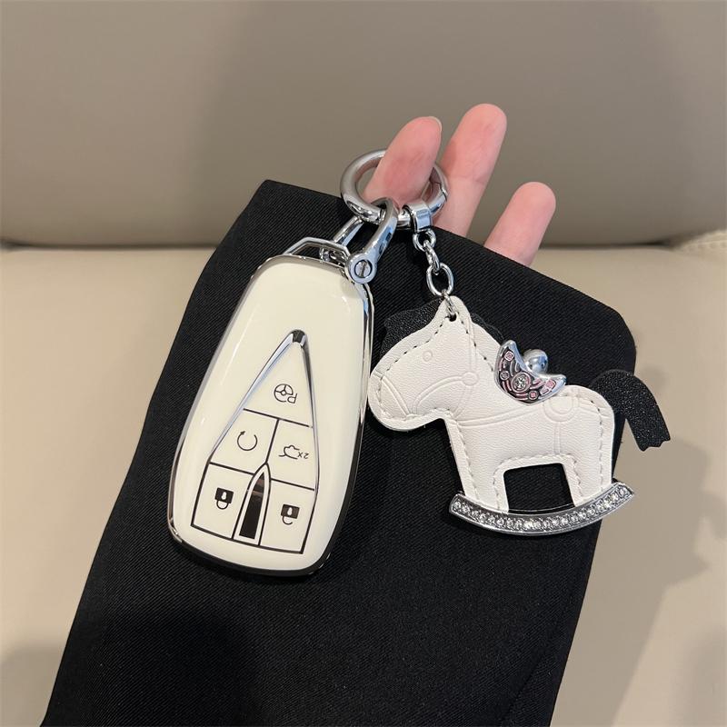 TPU Shell Fob For Changan CS75 PLUS CS35 PLUS CS55PLUS Eado UNI-T UNI K Oushang X5 X7 EV 2019 2020 Car Key Case Cover