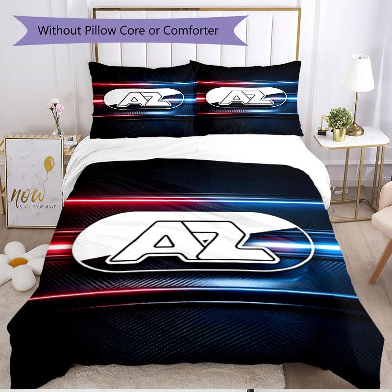 3pcs Duvet Cover Set (1*Duvet Cover + 2*Pillowcase, Without Core), AZ Alkmaar Print Soft All‑Season Bedding Set, Home Bedroom Decor Gift