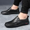 Men Black Loafers Design Mens Dress Business Shoes Fashion Retro Matte Wedding Party Shoes Luxury Comfort Men Platform Shoes