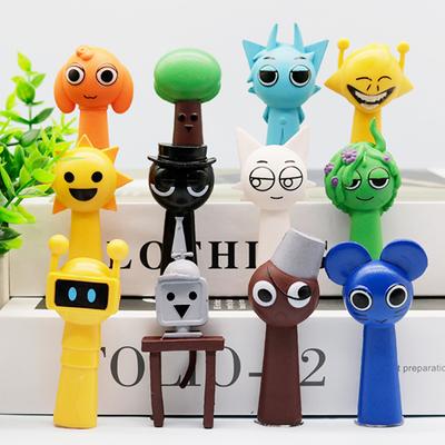 12 шт. набор забавных фигурок Sprunki модель 6-8 см ПВХ Sprunki игра аниме экшн-игрушки фигурки мультфильм дети подарки на день рождения игрушки