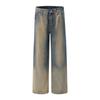 Hip-hop Washable Old Jeans Men's Genderless Autumn Loose Floor Trousers