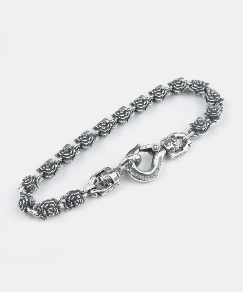 Sheen666 Industrial Series Sts017 Rose Link Silver Bracelet