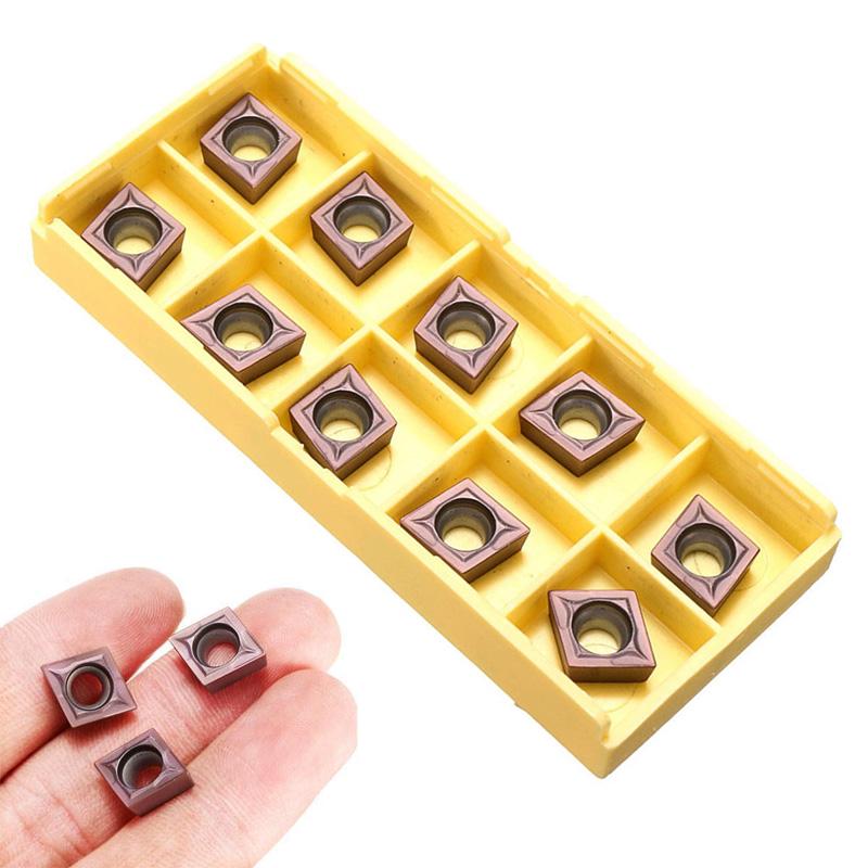 10x CCMT09T304 VP15TF твердосплавные пластины CCMT 09 T3 / CCMT32.51 сменная пластина