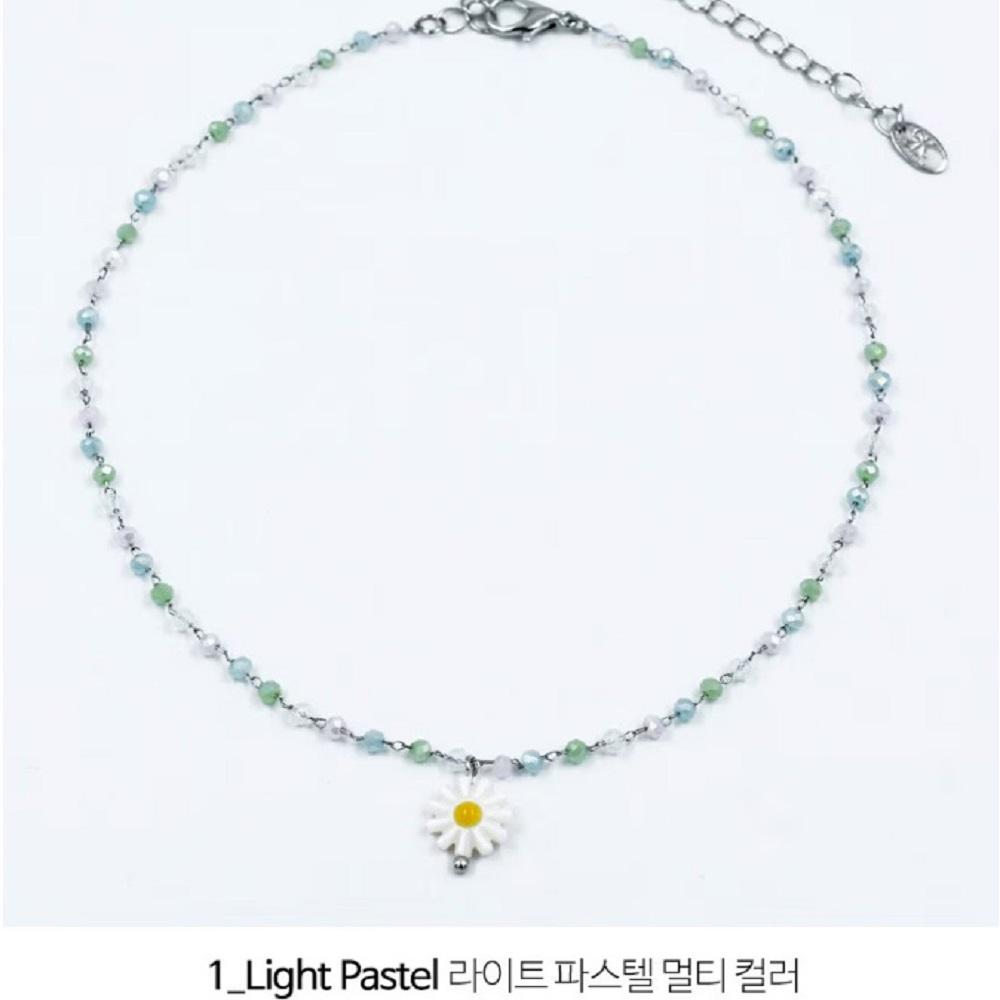 Daisy Bead Chain N Daisy Bead Chain Necklace